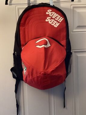 Cincinnati Reds Ball Hat Backpack MLB